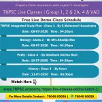 Demo class schedule